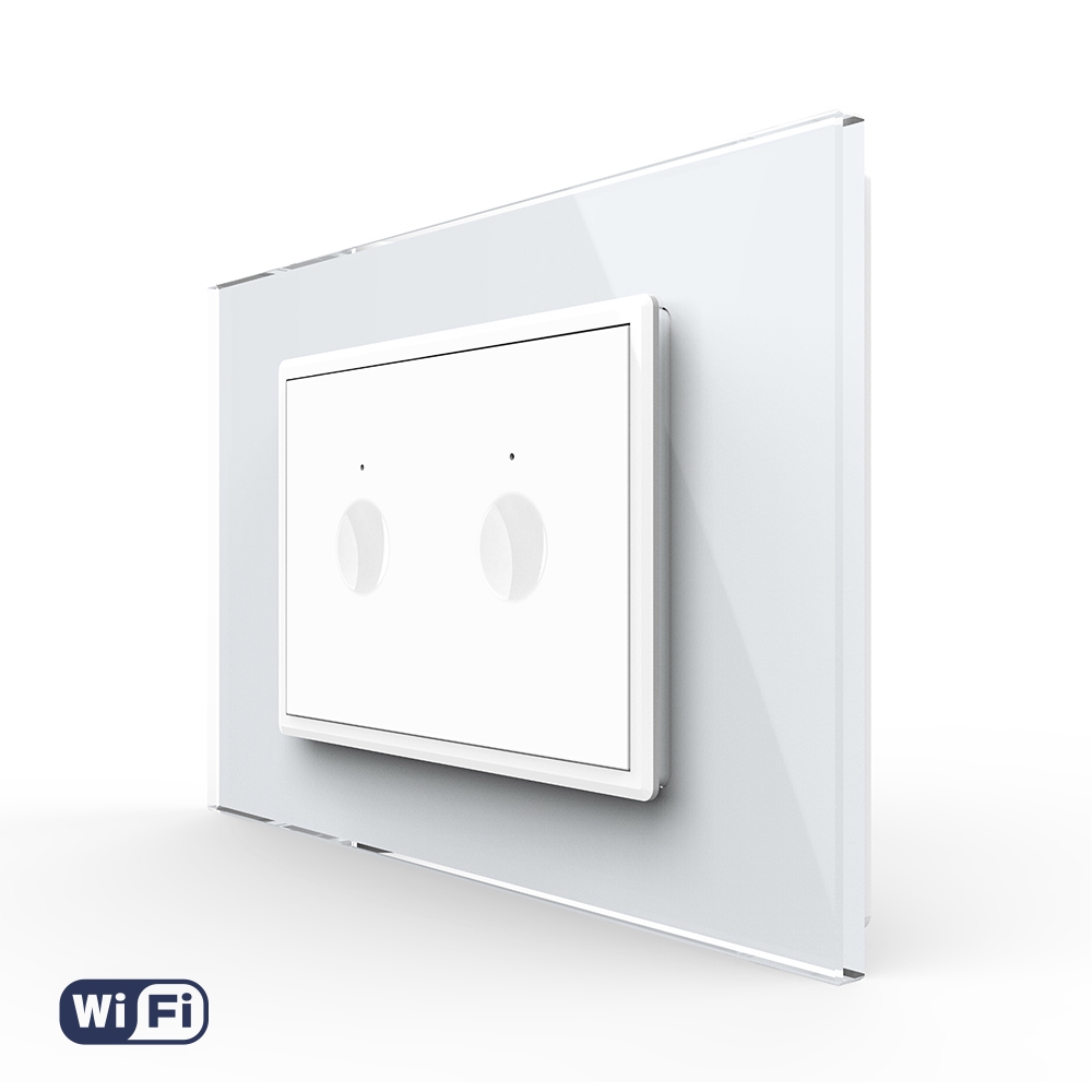 Intrerupator Dublu WiFi Touch LIVOLO Standard Italian