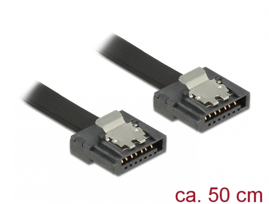 Cablu SATA III Flexi 6 Gb/s 50 cm Delock
