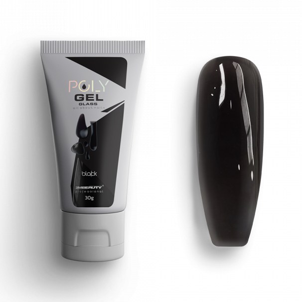 Polygel Glass 2M Hema Free Black 30gr