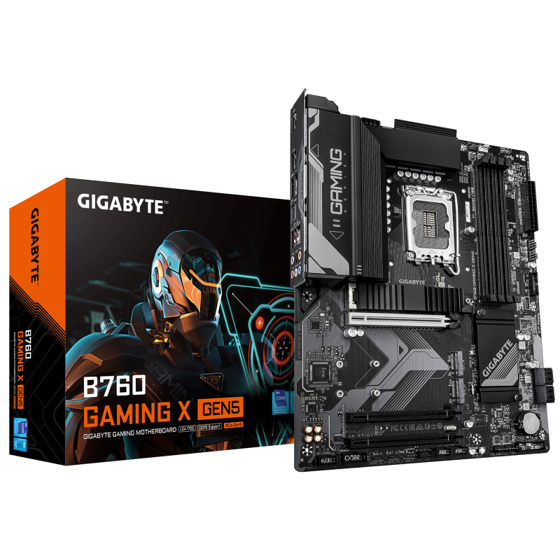 Placă de bază Gigabyte B760 GAMING X GEN5 | DDR5, PCIe 5.0