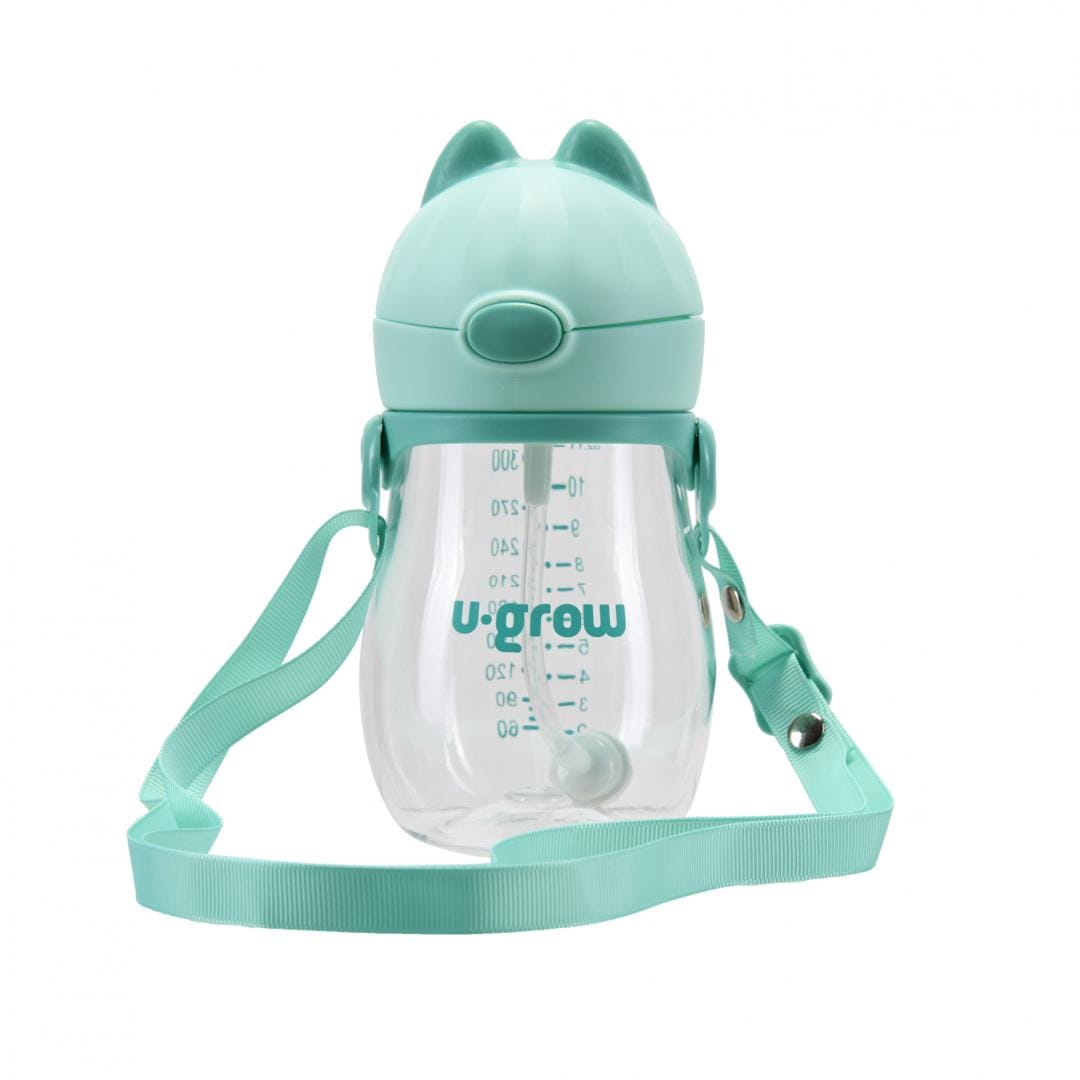 Cana Copii U-Grow cu Pai, Tritan, 330 ml - Portabilă și Durabilă - imagine 6