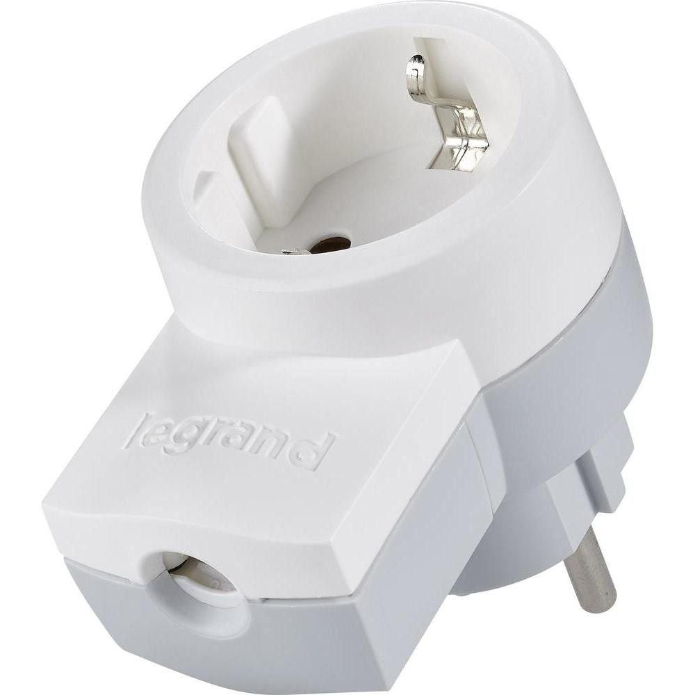 Stecher Legrand 050462 cu priză 16A, alb+gri
