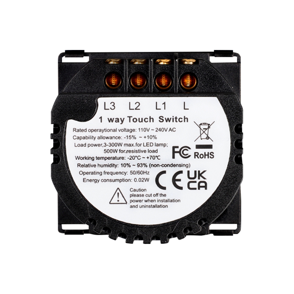 Modul Intrerupator Triplu Touch Luxion, 300W - imagine 4