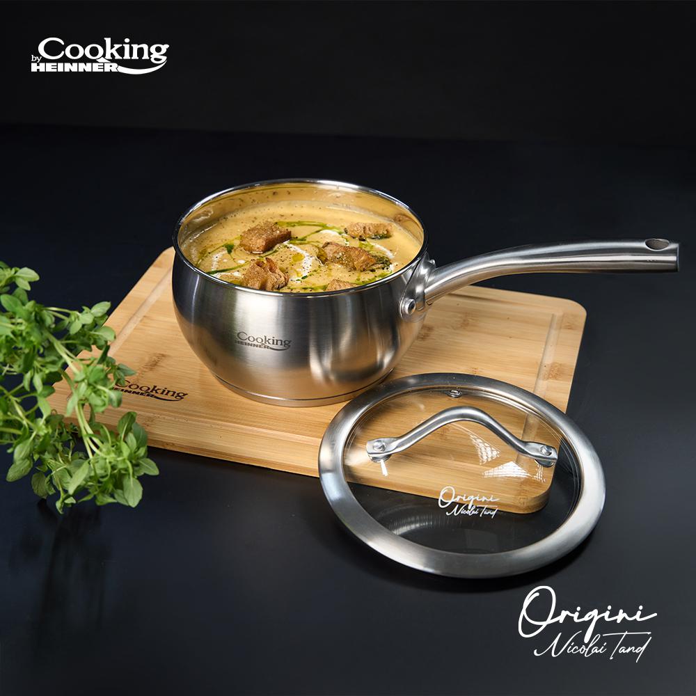 Caserolă Inox Heinner NICOLAI TAND 1.8L - Calitate Premium - imagine 5