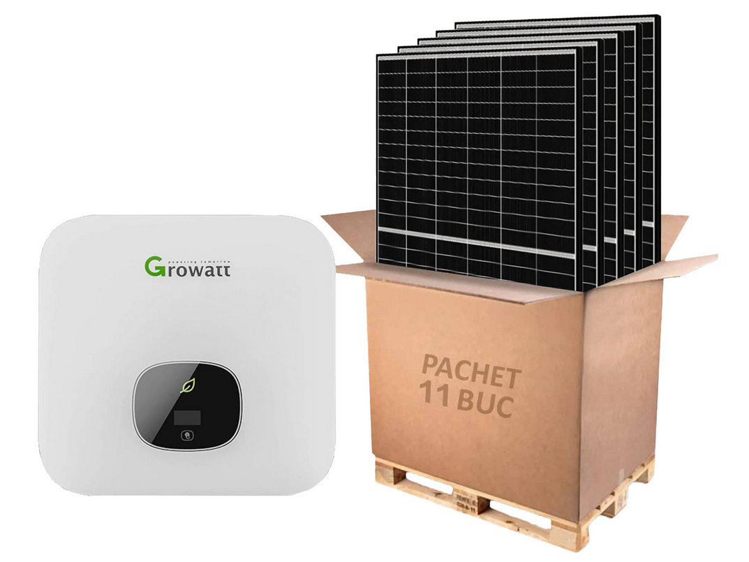 Kit Fotovoltaic Growatt 5kW - Economisește la Electricitate