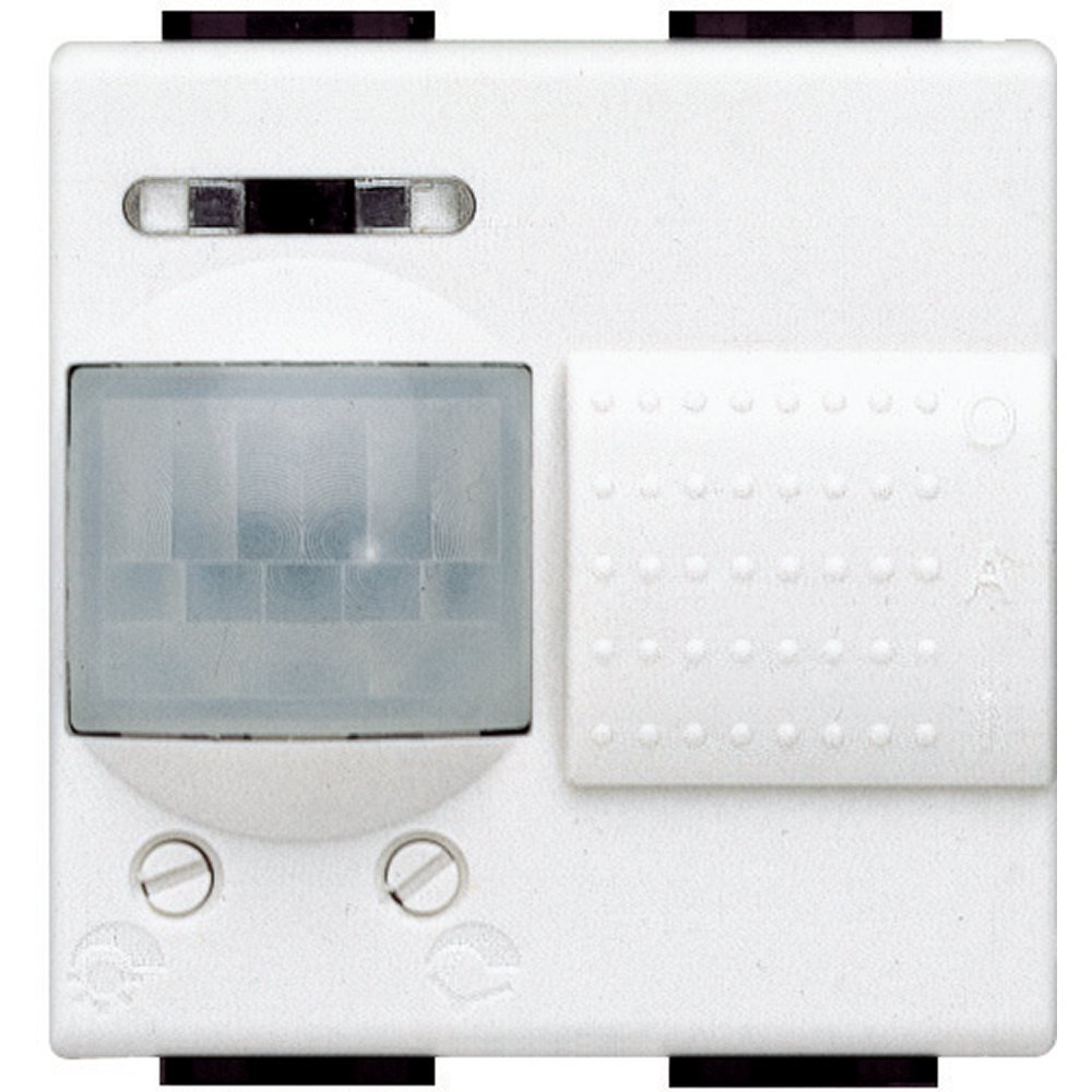 Senzor mișcare 2 module Bticino Living Light, Alb