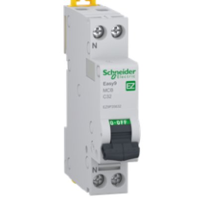 Întreruptor automat Schneider Easy9 1P+N 32A, 6000A