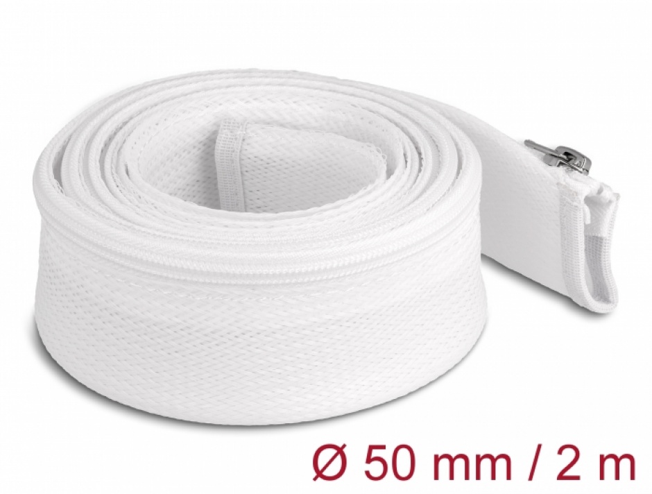 Organizator Cabluri cu Fermoar 2m Delock