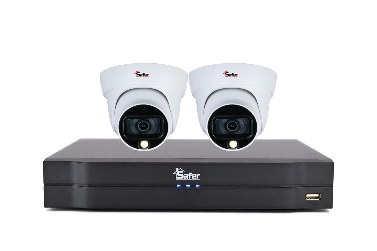 Kit Supraveghere Safer 2 Camere 5MP Full Color