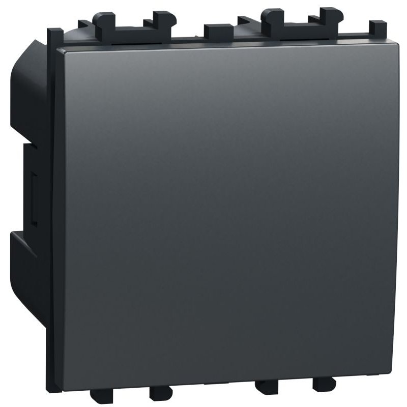 Întrerupător cruce 2 module Schneider Easy Styl, Negru