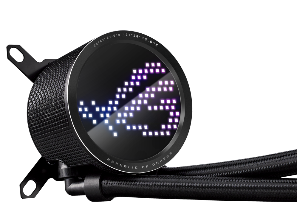 Cooler Procesor ASUS ROG RYUO III 240 ARGB | Display Anime Matrix - imagine 4