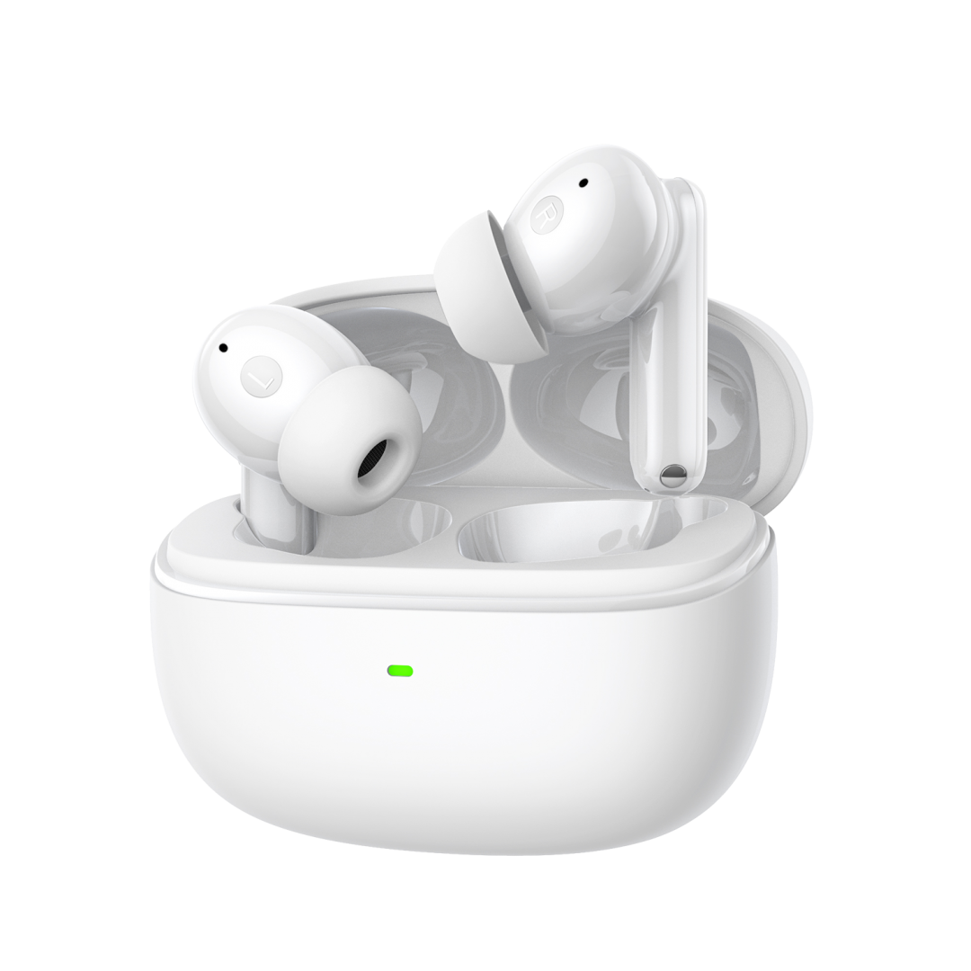 Casti Bluetooth Hator Hyperpunk Truepods Hybrid ANC Alb