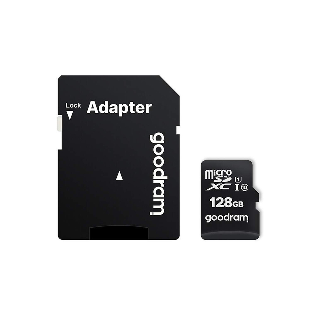 Card MicroSDXC GOODRAM 128GB + Adaptor UHS-I