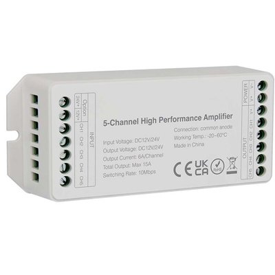 Amplificator V-TAC 5 Canale 15A pentru Banda LED