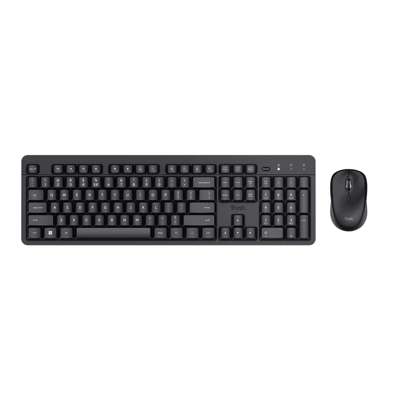 Kit Wireless Trust Ody II - Tastatură Silentioasă și Mouse 1600 DPI - imagine 5