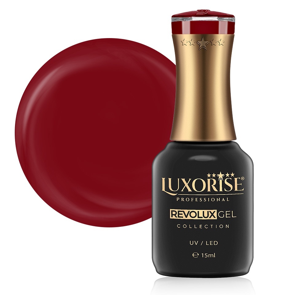 Oja Semipermanenta Revolux LUXORISE, VIP Red 15ml