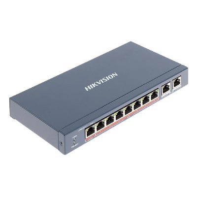 Switch PoE Hikvision 8 Porturi Gigabit, 60W