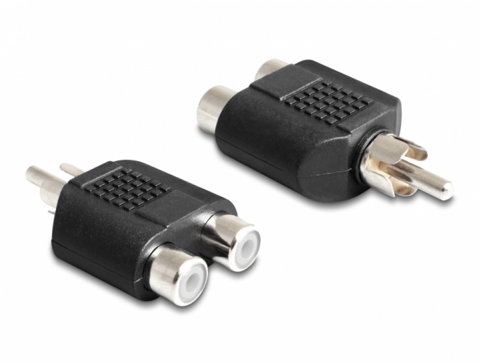 Adaptor RCA 2 la 1, Splitter Audio Delock