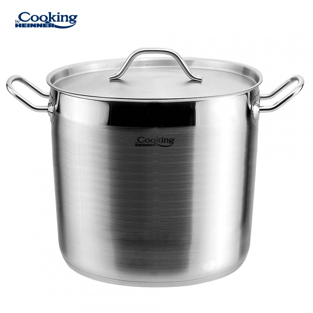 Oală Inox Heinner Maestro 11L cu Capac - Ideală pentru Familii