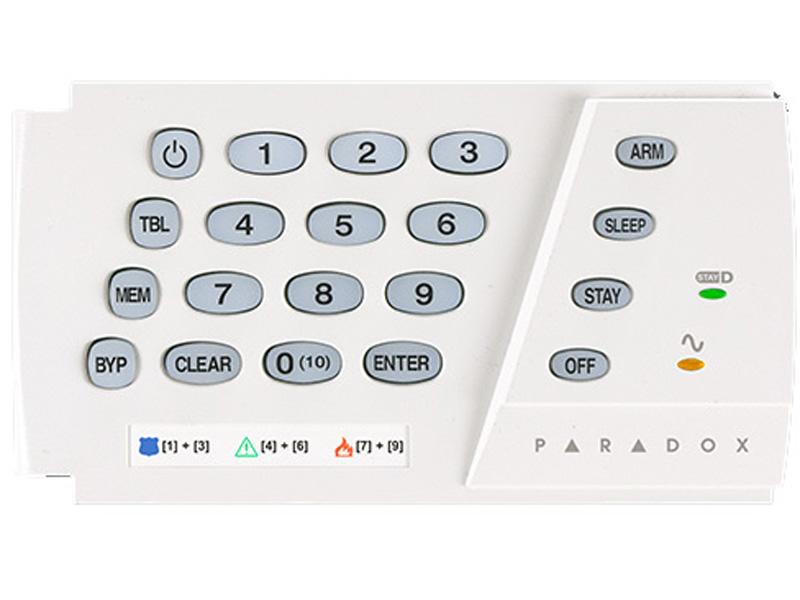 Tastatura Paradox K636 | Control Alarmă LED
