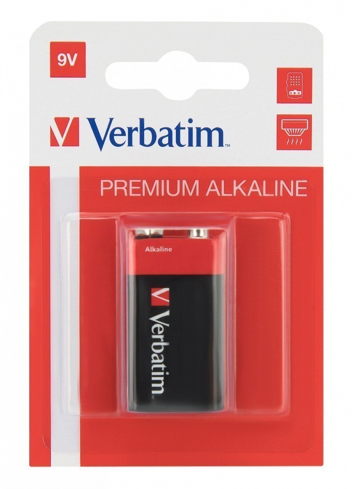 Baterie Verbatim 9V Alcalina - Energie de Lunga Durata