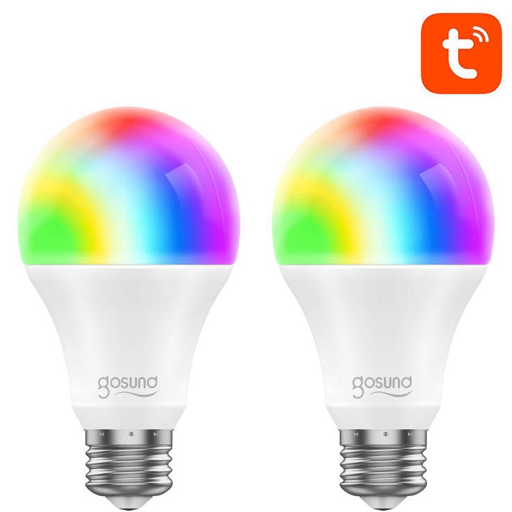 Bec Inteligent Gosund RGB WiFi 2 Buc