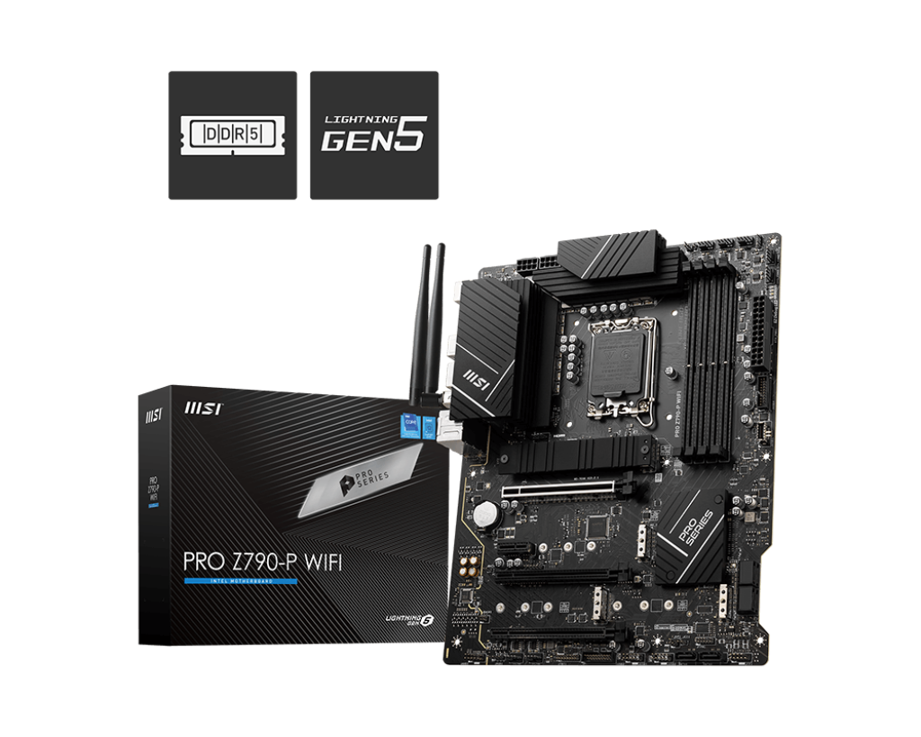 Placă de bază MSI PRO Z790-P WIFI DDR5 ATX - Performanță Pro