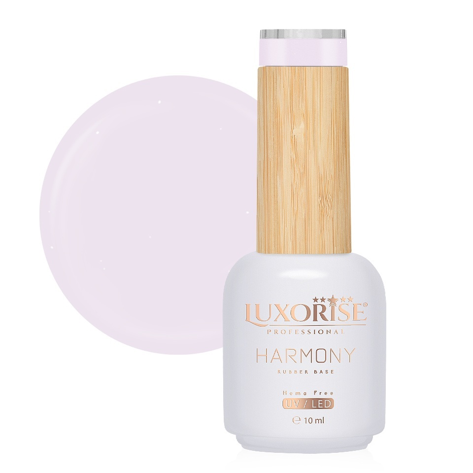 Rubber Base Hema Free Luxorise Blushing Pearl 10ml - imagine 2