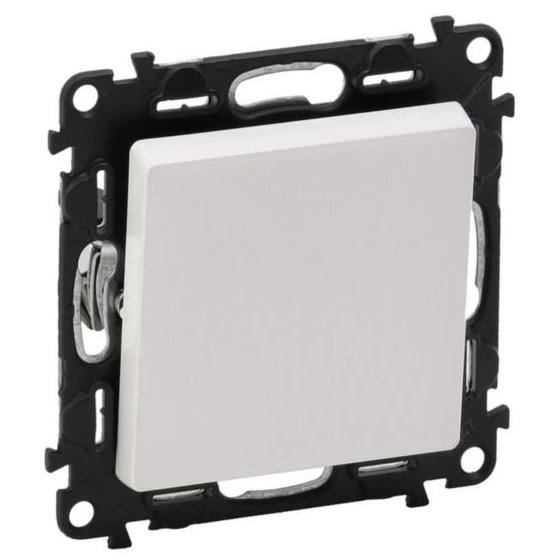Întrerupător simplu Legrand 752101, 10AX, 250V, alb