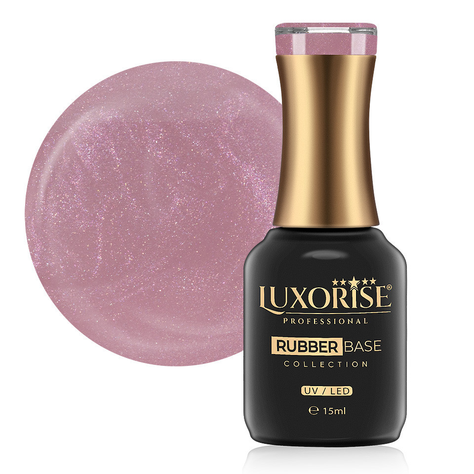 Rubber Base LUXORISE Vintage Rose 15ml - Nivelare și Aderență