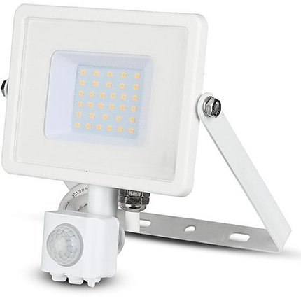 Reflector LED V-TAC 30W cu Senzor IP44