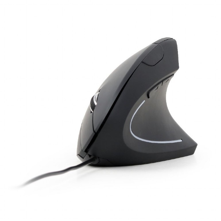 Mouse Ergonomic Gembird MUS-ERGO-01, 3200 DPI, Optic, Negru