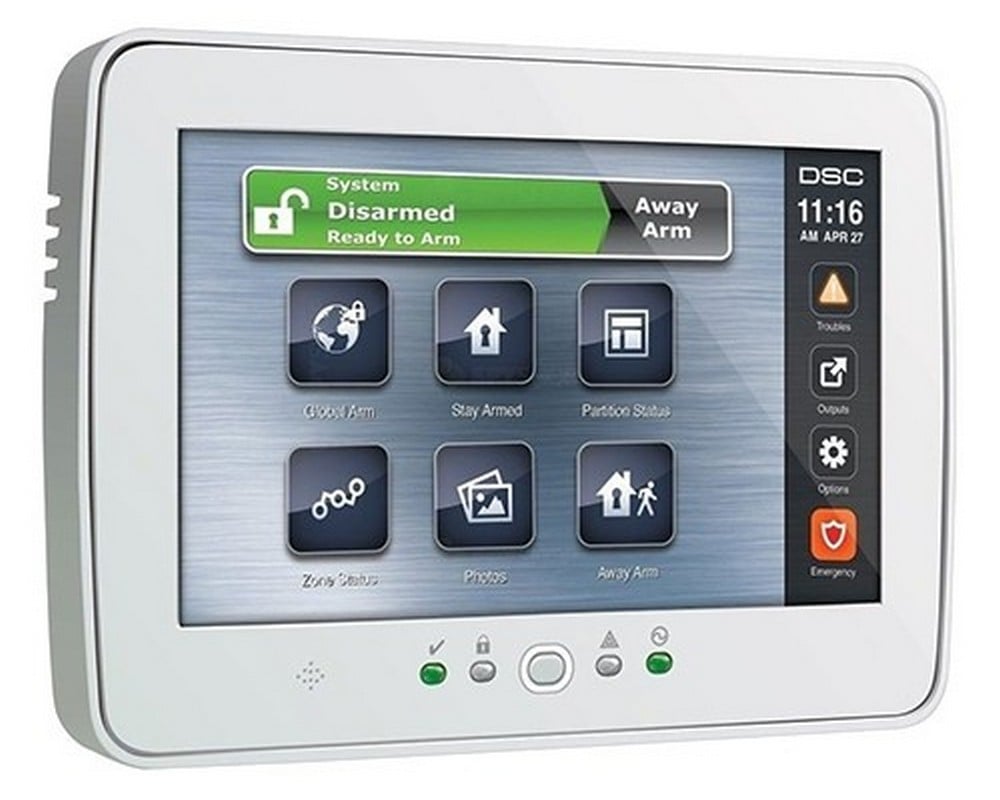 Tastatura Touch DSC PRO-HS2TCH | Control Alarmă