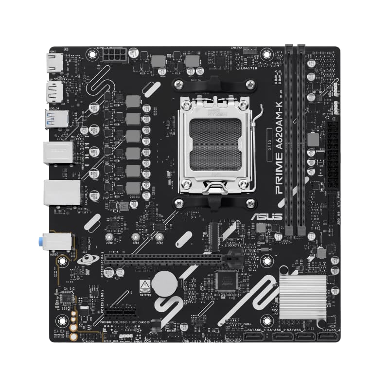 Placă de bază ASUS PRIME A620AM-K AMD AM5 DDR5 micro ATX - imagine 2
