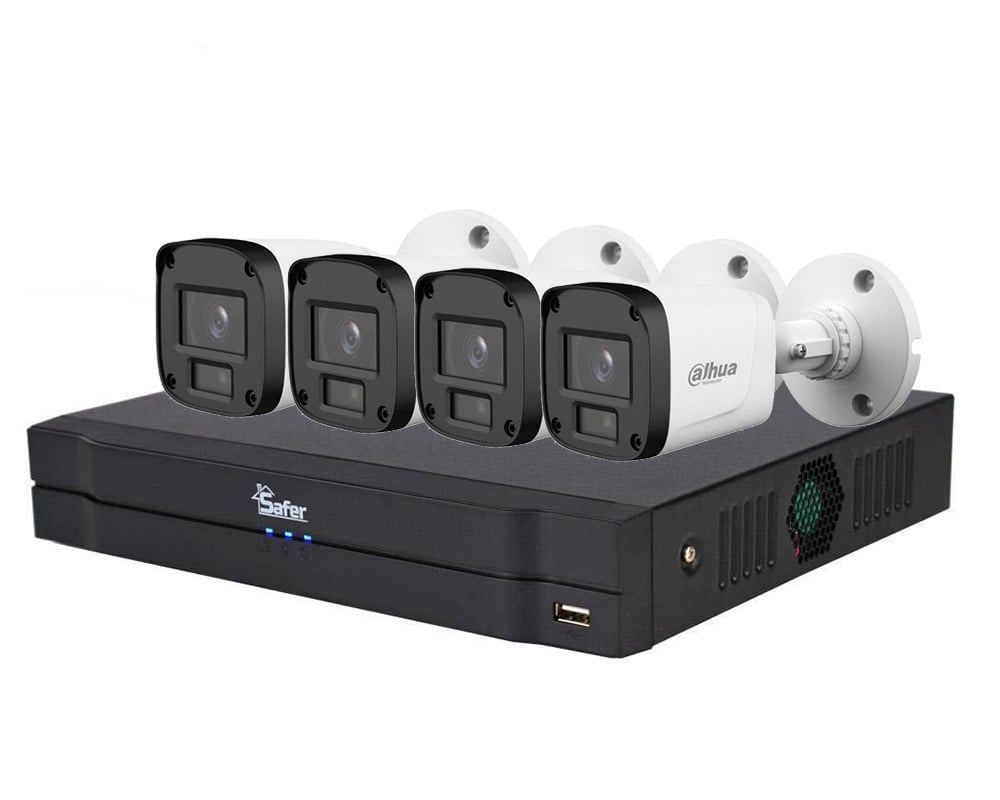 Kit Supraveghere Safer 4 Camere FULL HD 2MP