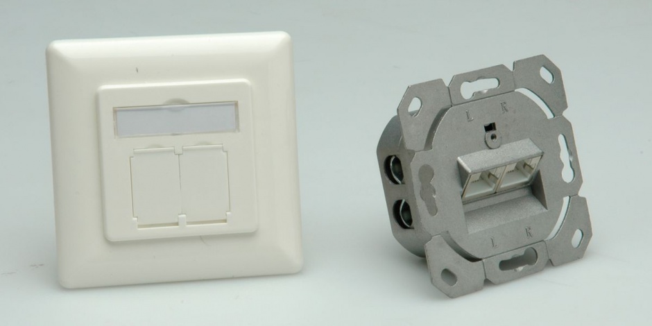 Priza RJ45 Îngropată Cat 6A Ecranată Value