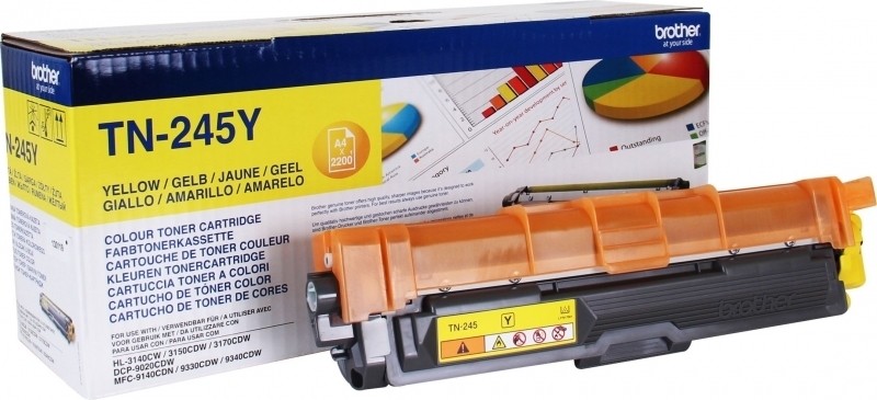 Toner Original Brother TN245Y Galben 2200 pagini