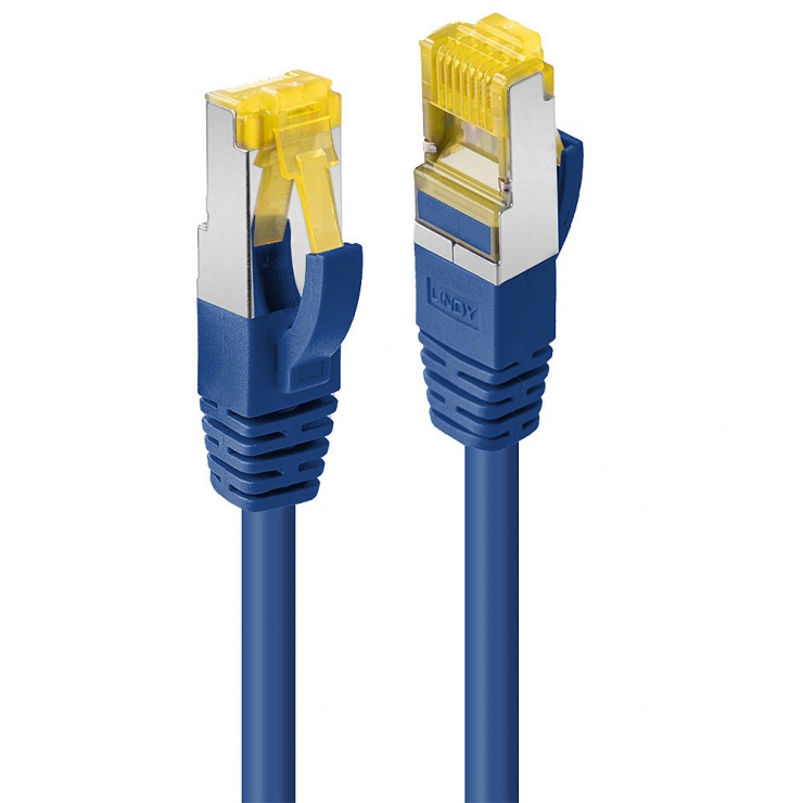 Cablu Lindy Cat.7 S/FTP 10m, 600MHz, Albastru