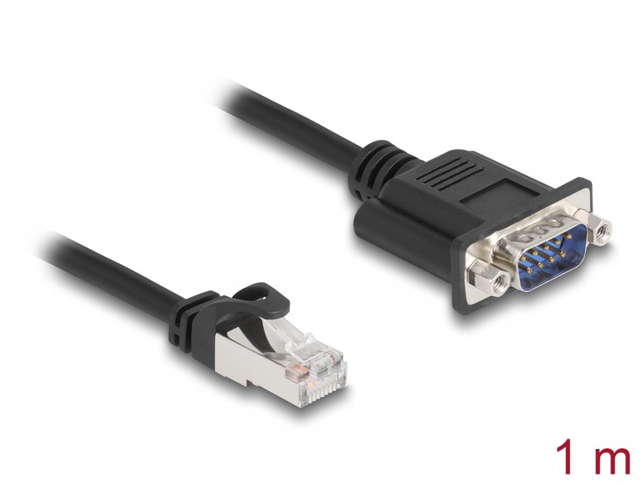 Cablu CAN Bus RJ45 la D-Sub 9 Cat.5e STP 1m Delock 64351
