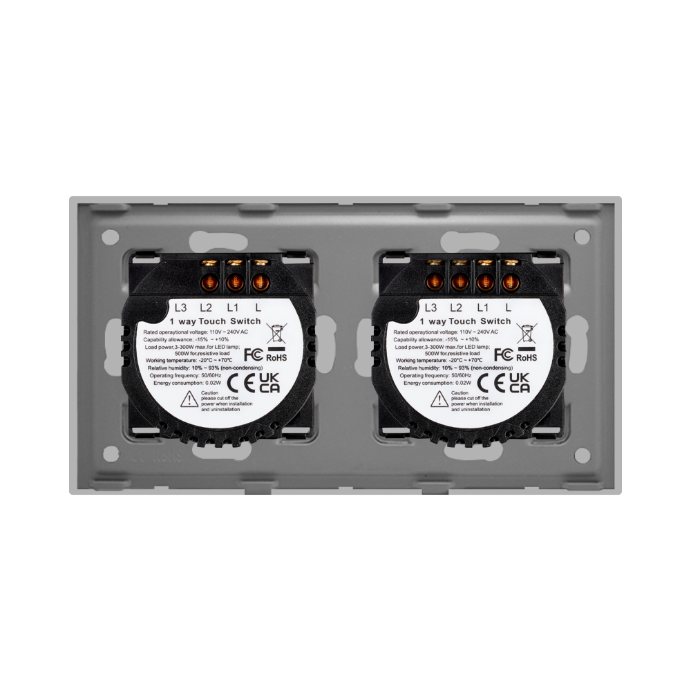 Intrerupator Touch Triplu+Dublu Luxion Sticla - imagine 16
