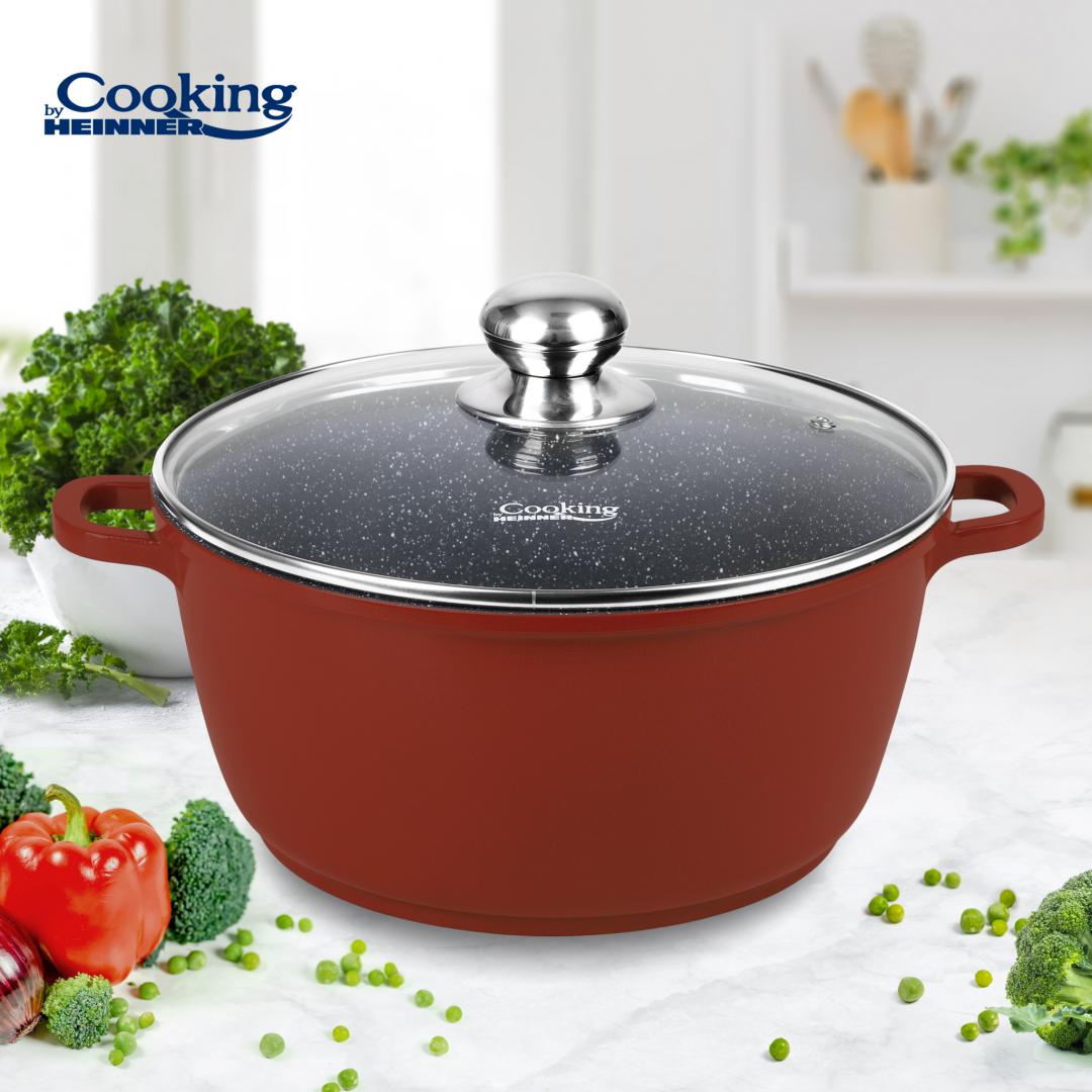Semiola Heinner Calabria 18.6L - Vas Aluminiu cu Capac - imagine 2