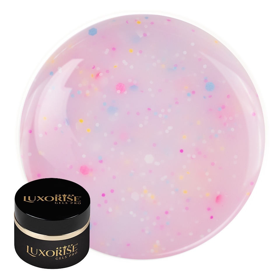 Gel UV Constructie Confetti Cake Luxorise 15ml Birthday Blast