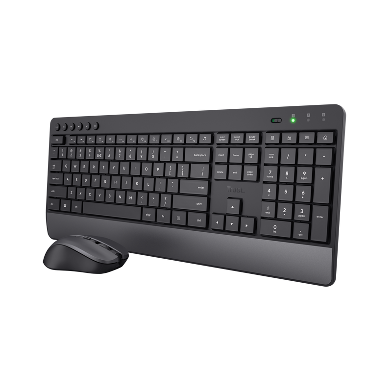 Trust Trezo Kit Tastatura + Mouse Wireless, Eco-Friendly