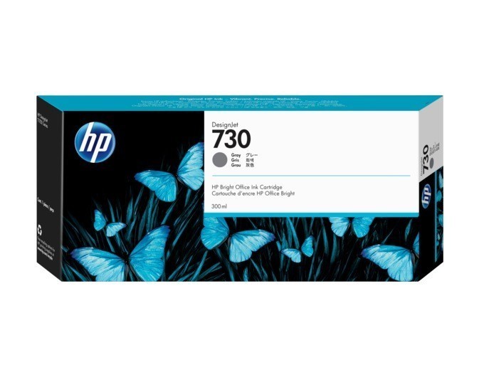 Cartuș HP 730 Grey P2V72A Original 300ml Designjet T1700