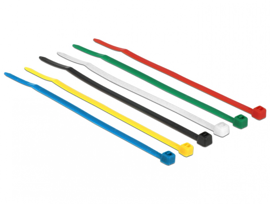 Bride colorate 100x2.5mm, 100 buc, Delock