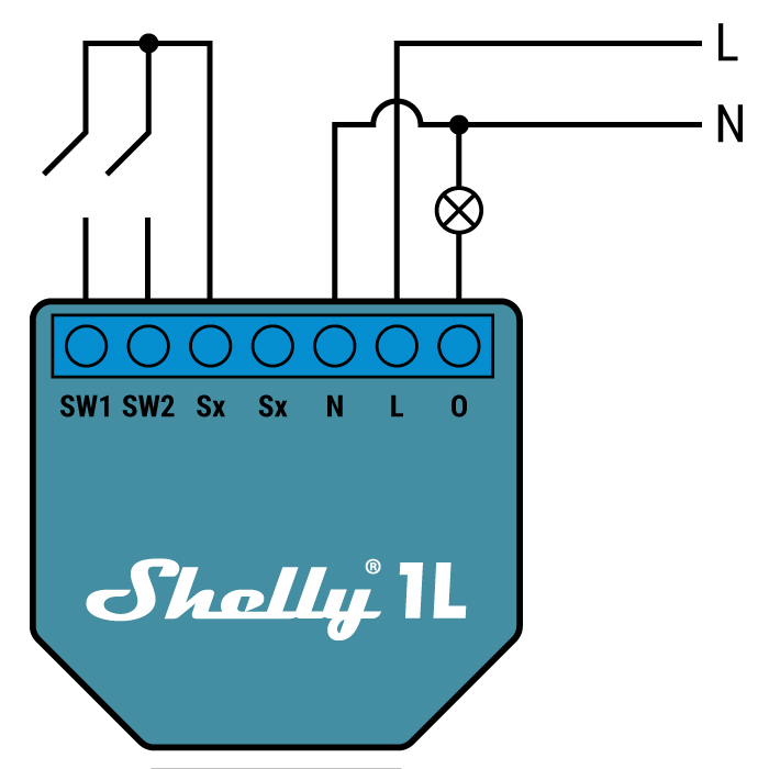Releu Inteligent Shelly 1L, Wi-Fi, Control Vocal - imagine 6