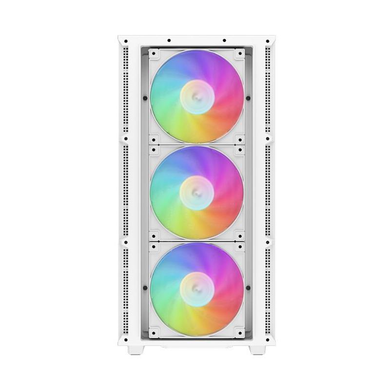 Carcasa DEEPCOOL CH560 ARGB Alb - Mid Tower Gaming RGB - imagine 4