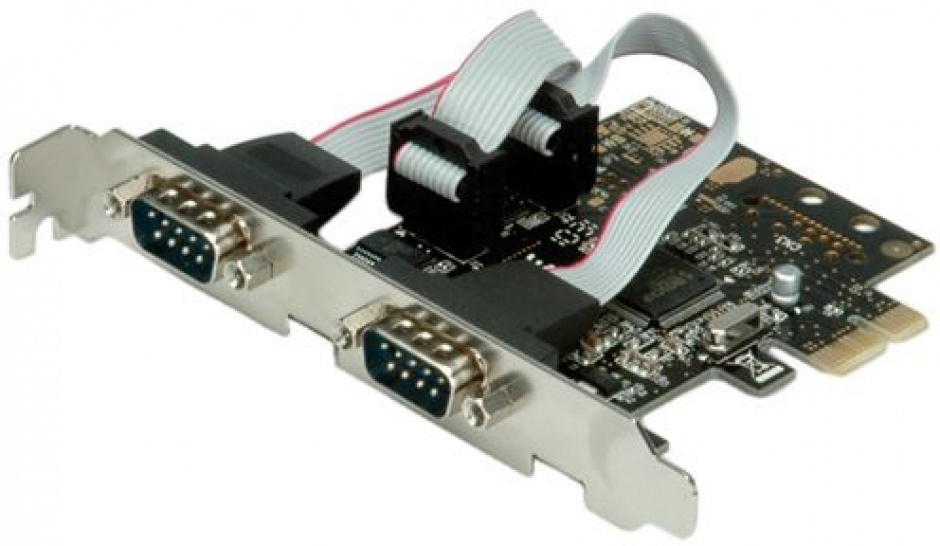 Placă PCI Express 2 porturi Serial RS-232 Value