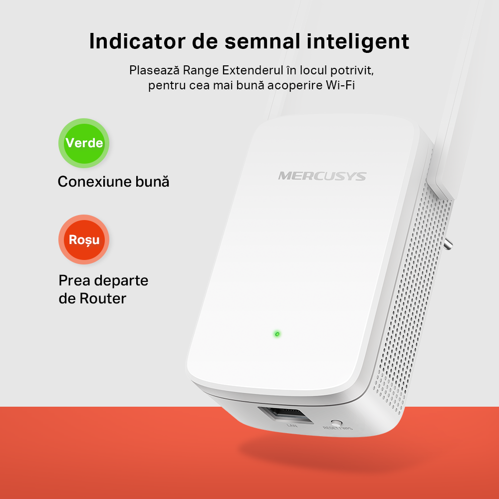 Range Extender Mercusys ME30 AC1200 Dual-Band - Wi-Fi în Toată Casa - imagine 8