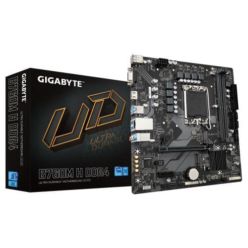 Placă de bază GIGABYTE B760M H DDR4 mATX LGA1700 - imagine 3